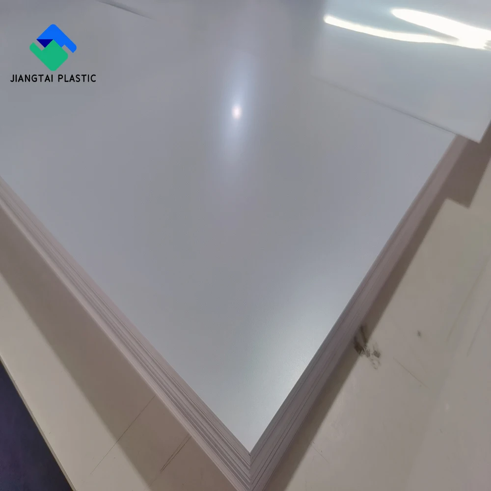 Jiangtai 300 micron High Opaque Glossy White PVC Sheet for printing