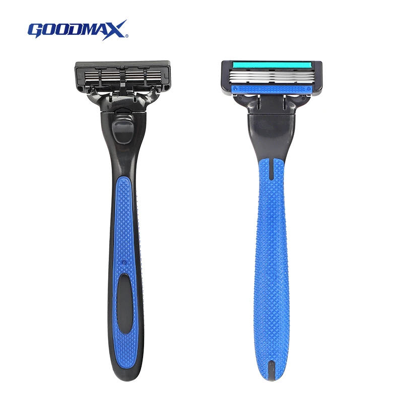 GOODMAX Razor Manufacturer High Quality 4 Blades Stainless Steel Facial Razor Men Shaving Razor