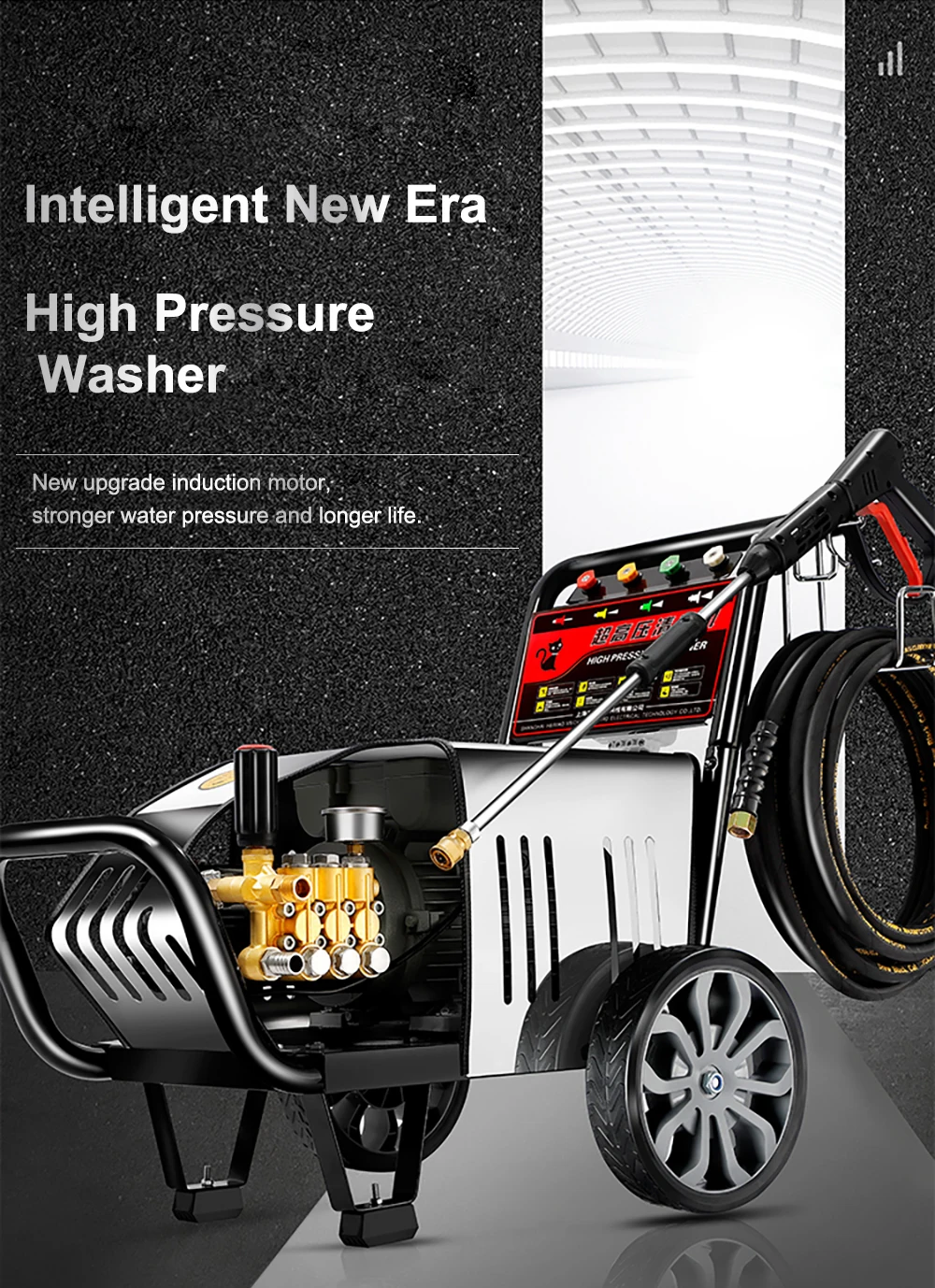 High Automatic Pressure Washer 4000 Psi Jet Cleaner With Commercial Electric Power Water Car Wash Machine