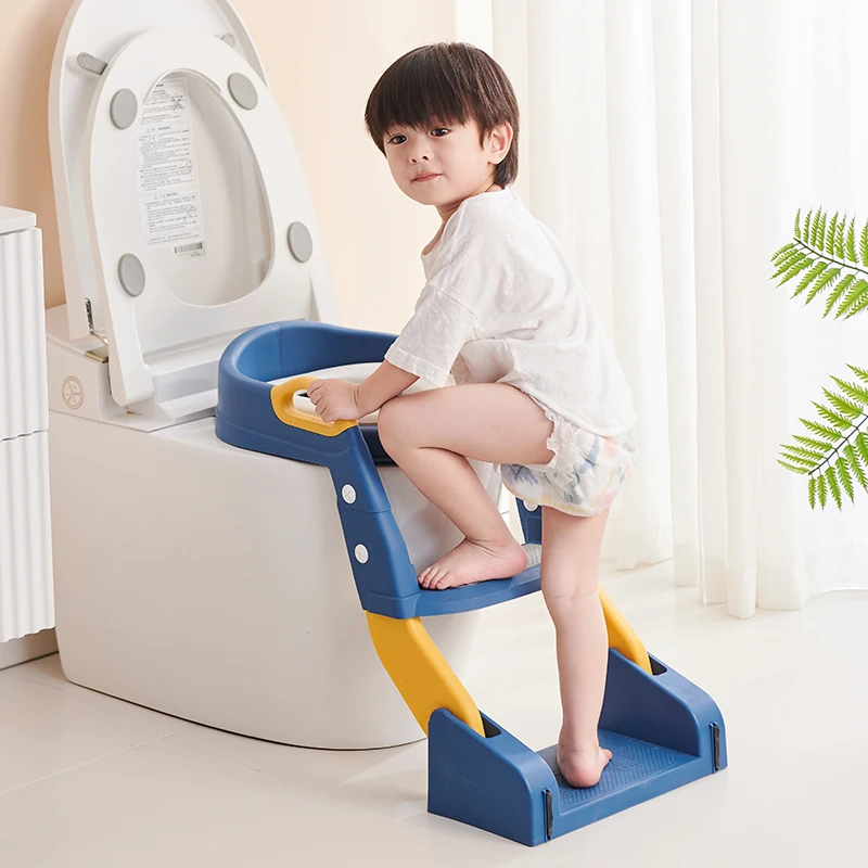 Best design folding anti slip toddler baby items potty training seat ladder for kids
