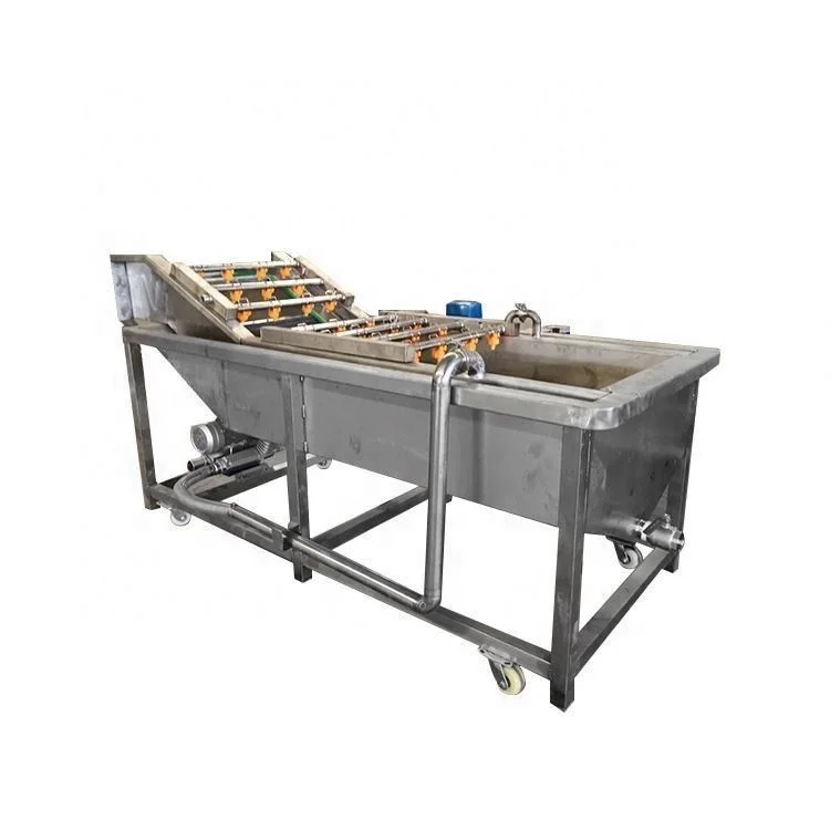 Broad Bean Washing Blanching Processing Line Industrial Air Bubble Cleaning Machine