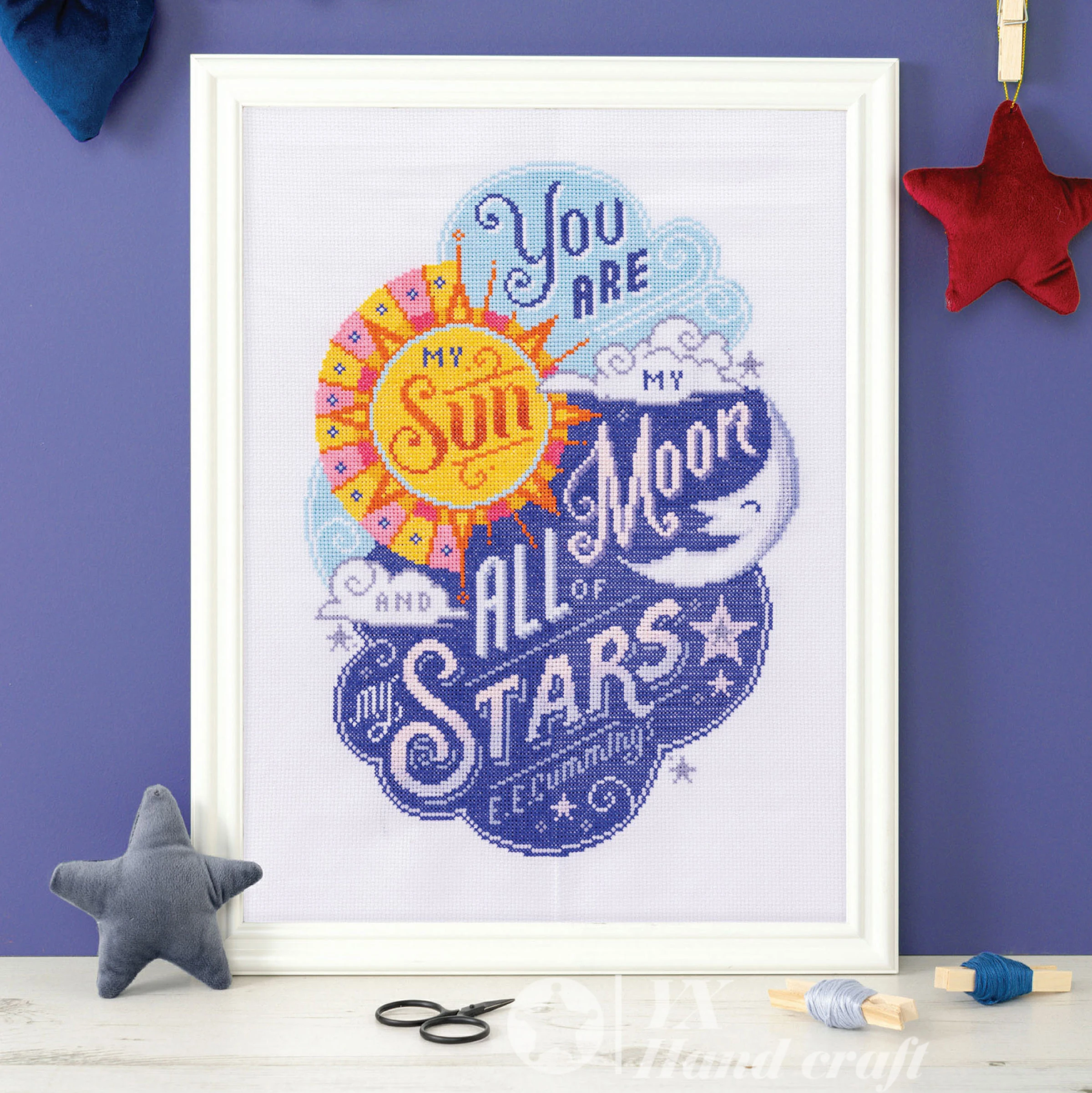 2022 High Quality New arrival Embroidery Set Needlework Printed Beginner Embroidery Round Cross Stitch Kit