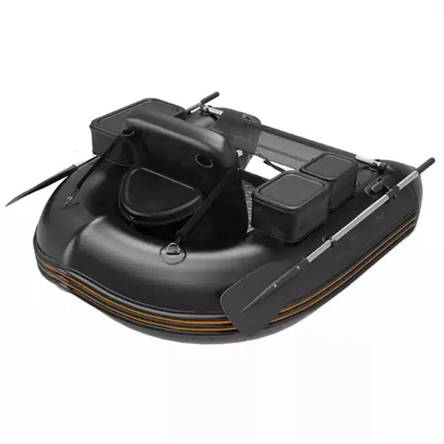 New design small single person pootoon fishing Inflatable board PVC float tube belly boat