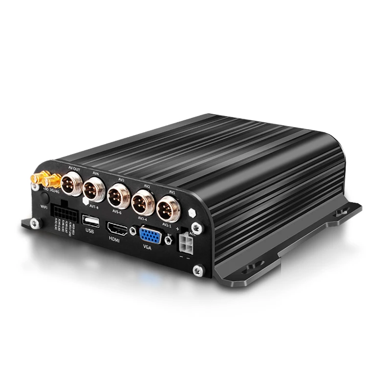 Vehicles Truck Recorder CMSV6 4G GPS 4CH SD Mobile DVR 1080P MDVR Monitoring System