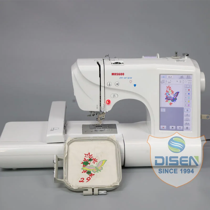 MRS600 Factory direct sale portable household sewing machine computerized embroidery machine single needle