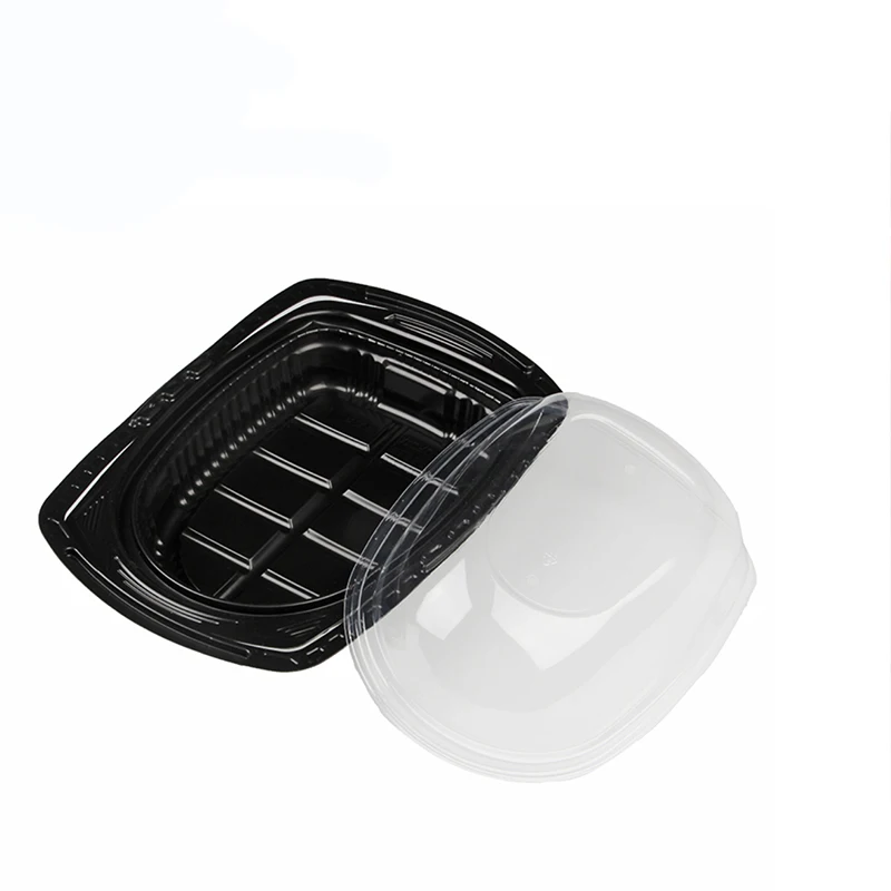 1.5Kg Plastic Takewway Roast Chicken Container Plastic Boxes For Roast Chicken Disposable Roast Chicken Packaging Tray Box