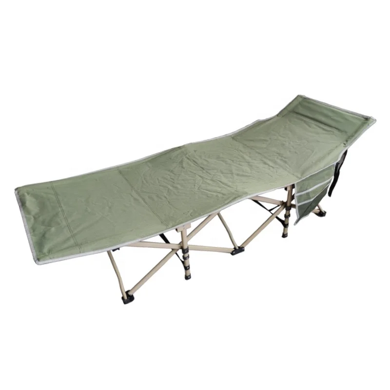 Adult Folding Office Cot Travel Portable Cots Camping Folding Bed With Carry Bag Convenient single folding camp bed camping bed