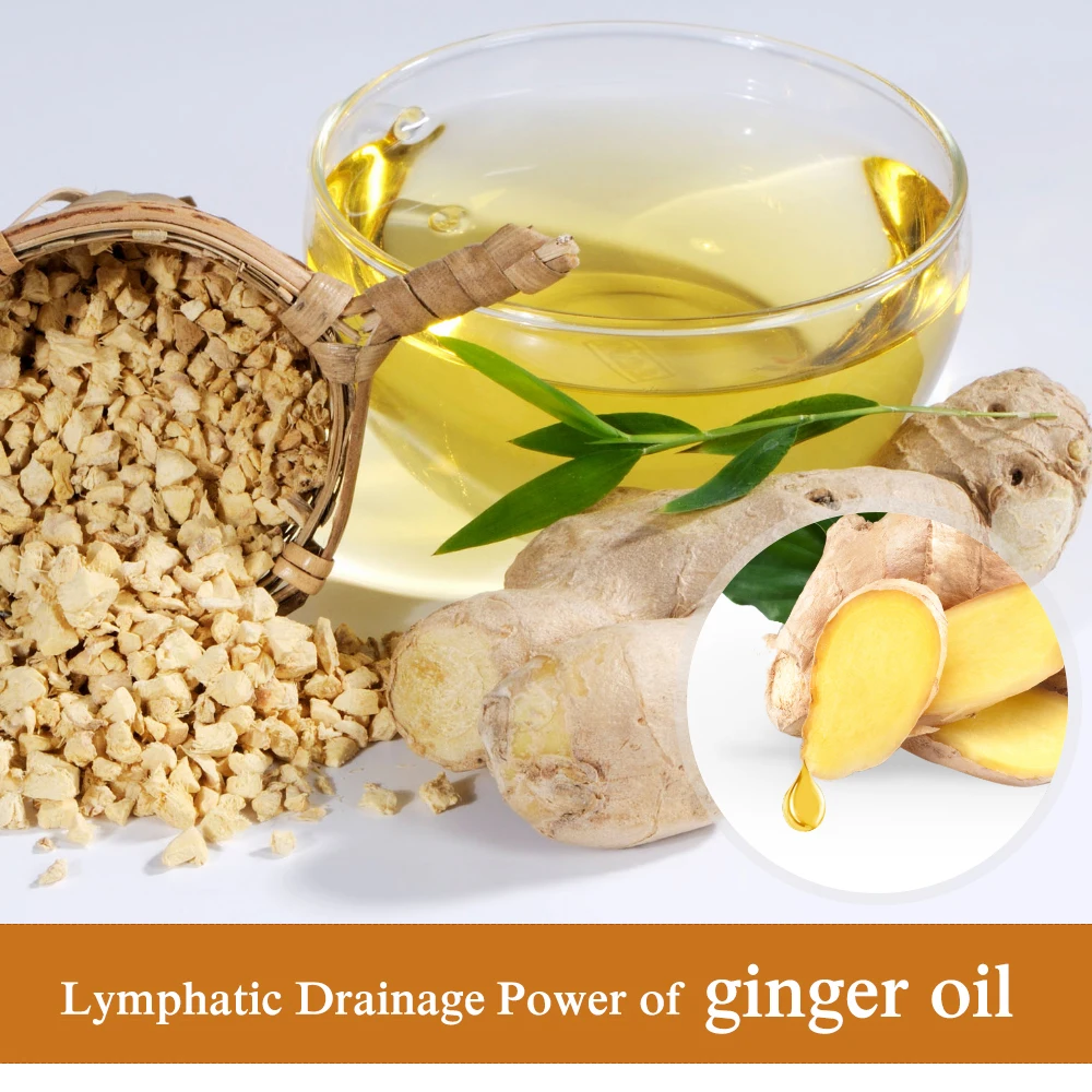 New Arrival Organic Ginger Oil100% Pure Natural  Lymphatic Drainage Ginger Oil