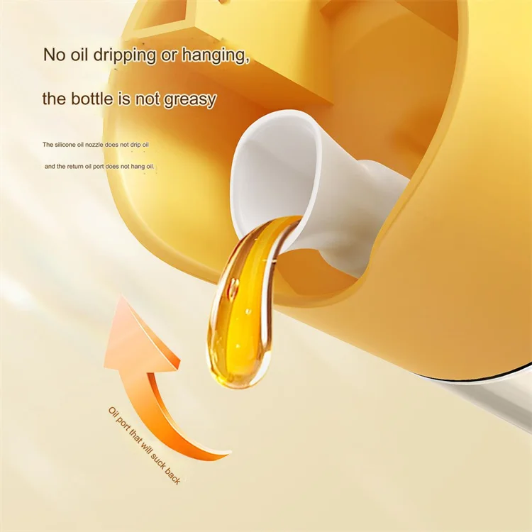 500Ml Automatic Opening and Closing Soy Vinager Cooking Oil Jar Bottle Kitchen Household Accessories