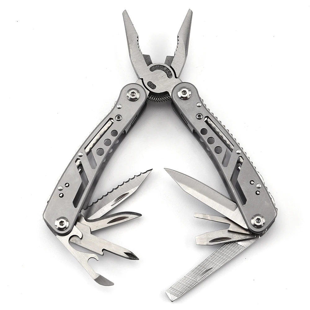 Hot selling 2022 stainless steel combination pliers knife folding camping pocket other indoor sports products
