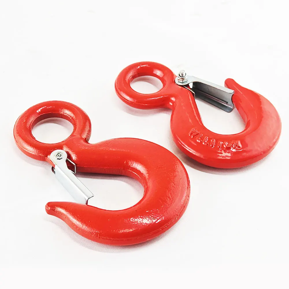 Eye Sling Hoist Lifting Crane Hook with Safety Latch