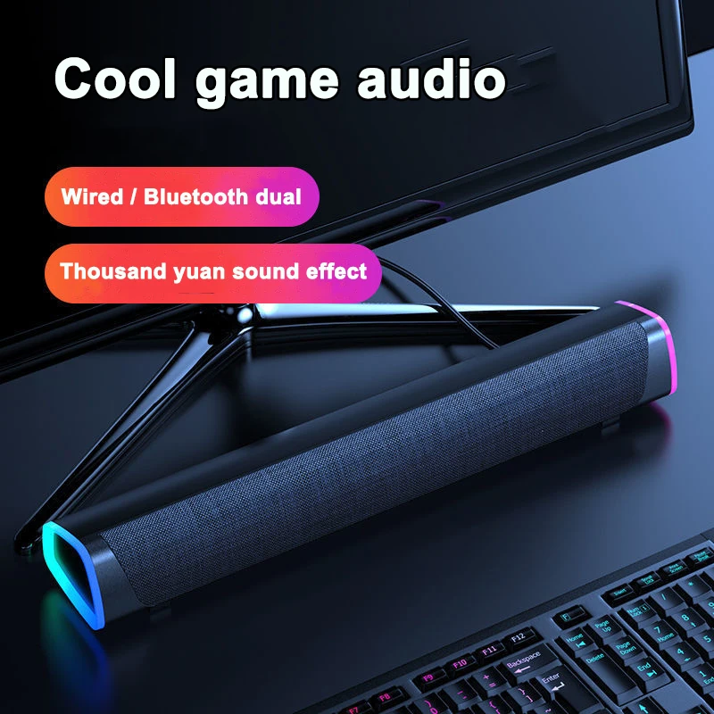 OEM Mini Bluetooth 5.0 home theater system sound bar speaker With remote control