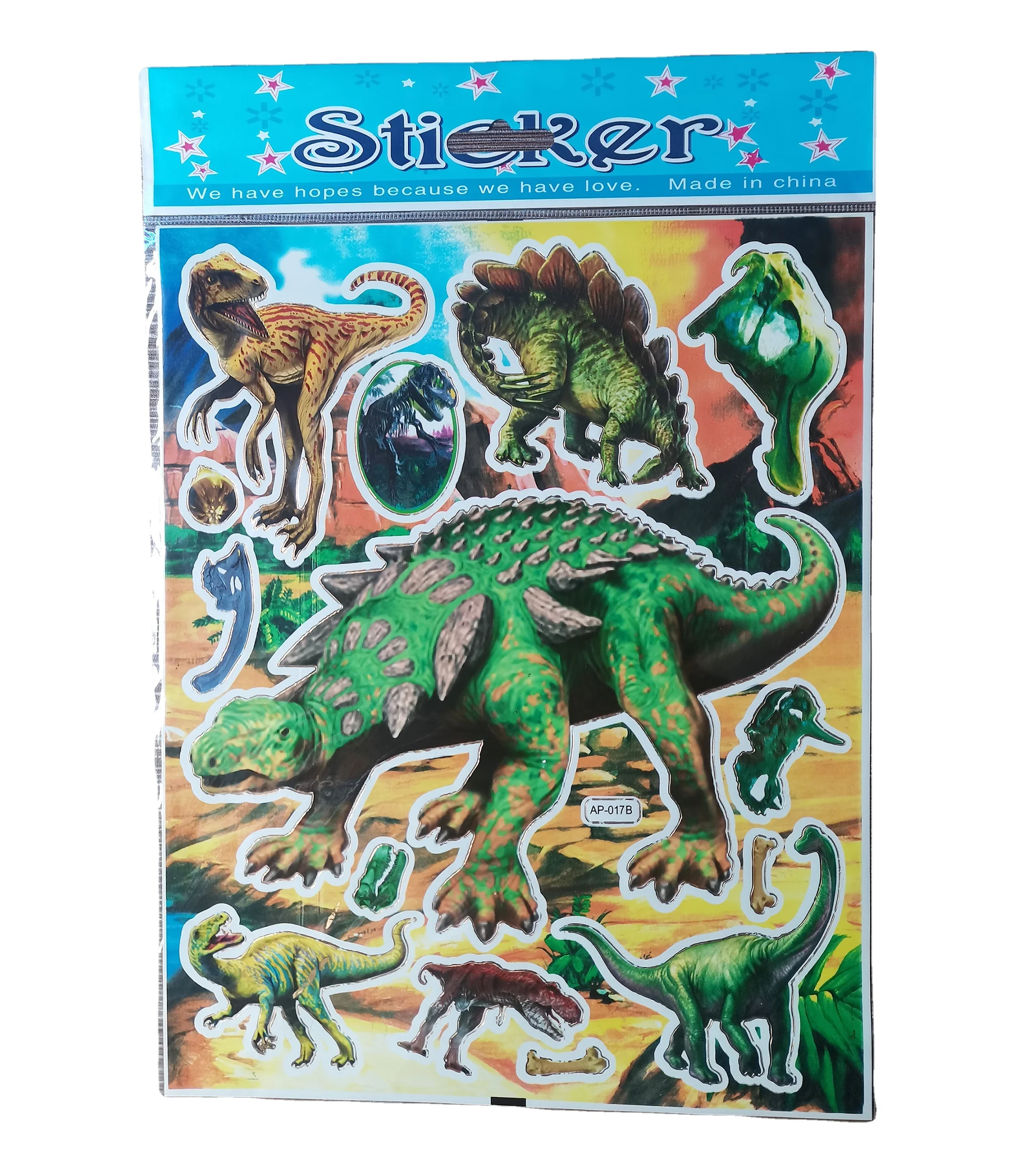 Wholesale PVC decorative gifts for children scrapbook DIY stickers cartoon animals stickers