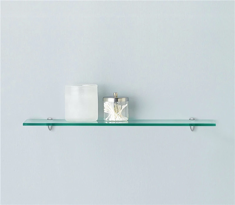 Decorative Glass Display Shelves / Glass Storge with Polished Edge and Shatter-resistant