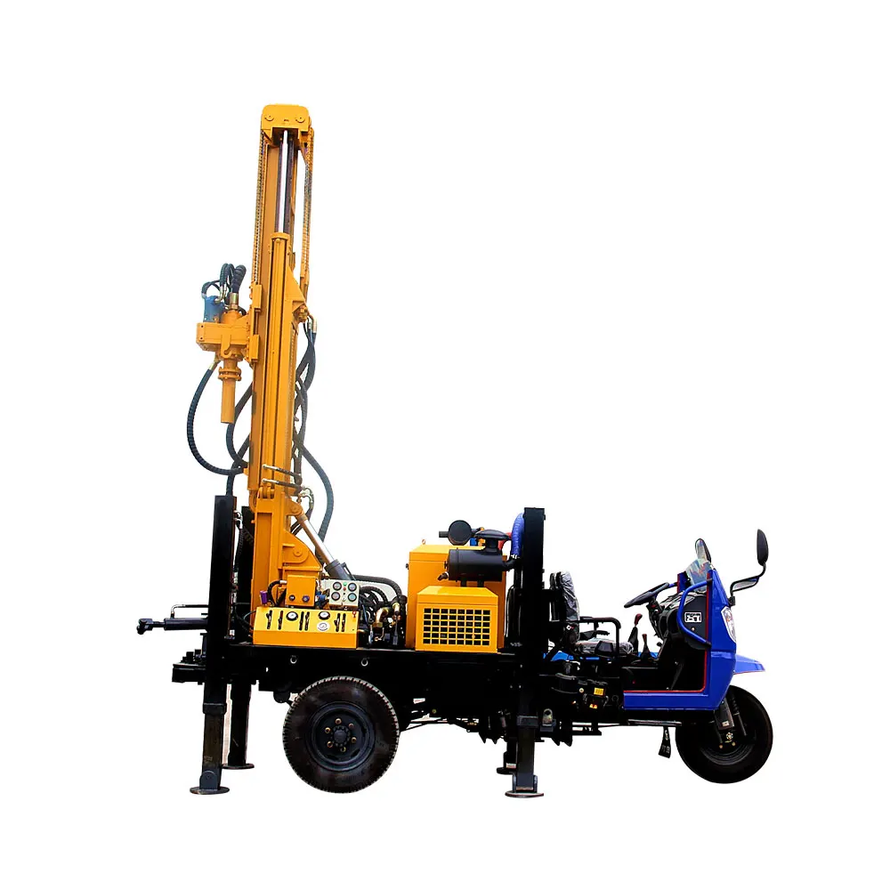 Truck mounted water bore well drilling machine Cheap price air compressor water well drilling rig machine for sale