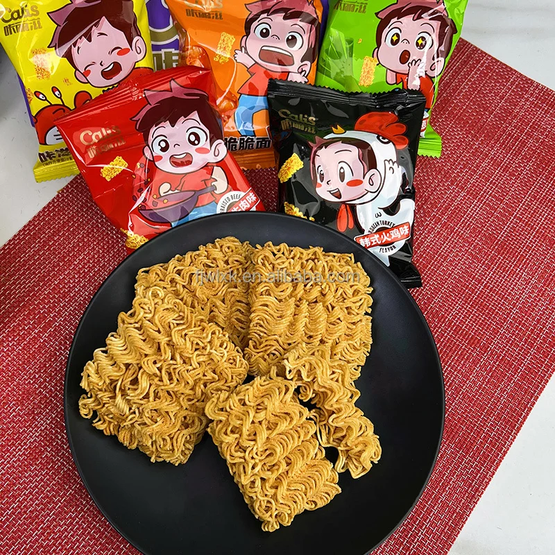 Chinese tradition casual snacks wholesale assorted flavored Crispy Noodles Crispy instant Noodle Snack