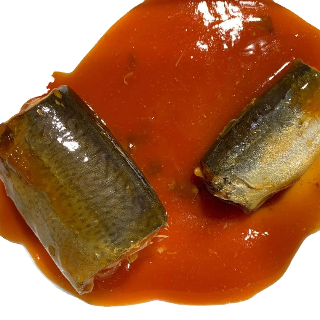 wholesale canned fish mackerel in tomato sauce sour salty spicy taste canned food fresh seafood canned fishes in tin