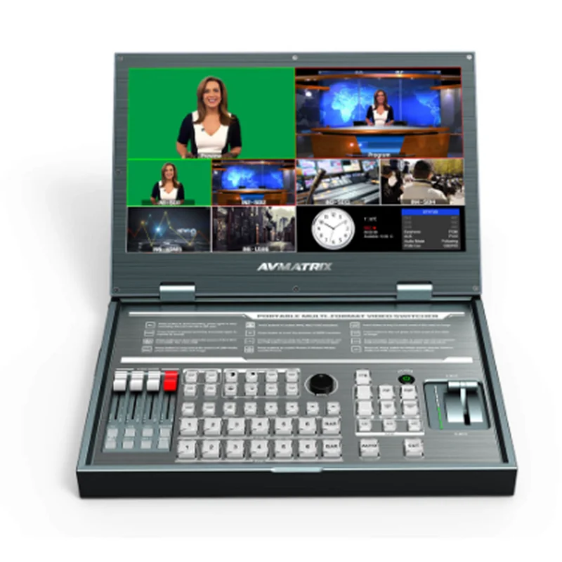  PVS0615 15 6 дюймов FHD экран для ЖК-дисплея 6-канальный входами портативный смеситель мульти формат CCTV видео