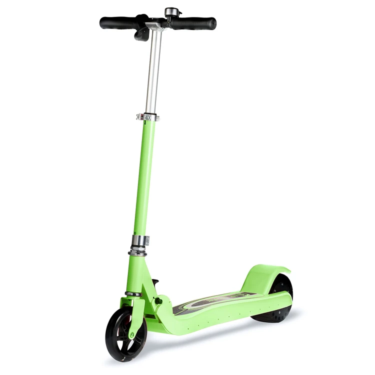 
Kids music electric scooter hand brake double brake one button folding three or four pulleys flashing music running horse lamp 