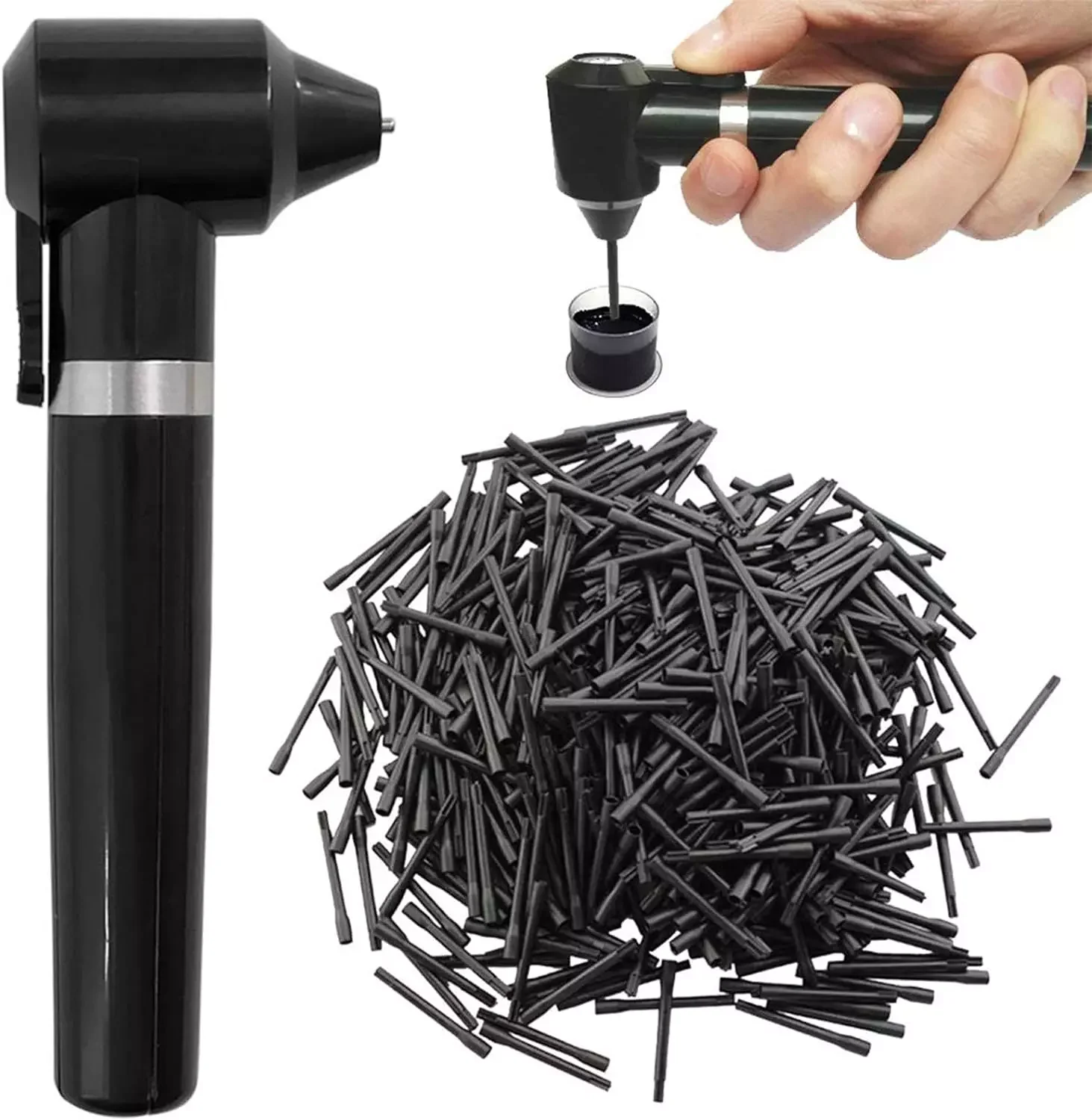 Wenshen Pigment Mixer Agitator Black Electric Color Mixer Machine for Makeup Eyebrow Color Makeup