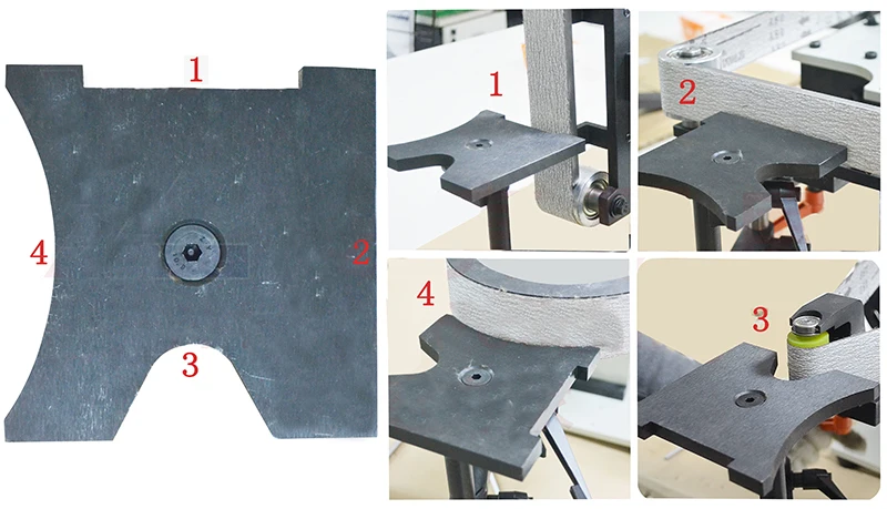 high-quality safety 2x72 manual sand belt reversible belt sander grinder for metal knife