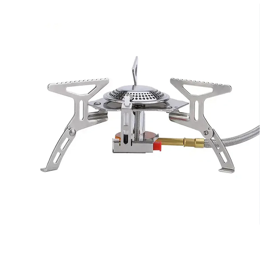 DYSC Portable camping head stove charcoal cooking tent stainless steel campsite coal burning tent heating barbecue stove