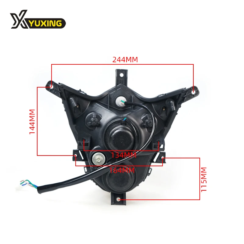 New Arrival CG 125 150 CC Motorcycle Led Headlight With H4 Head Lamp Bulb Head Lights