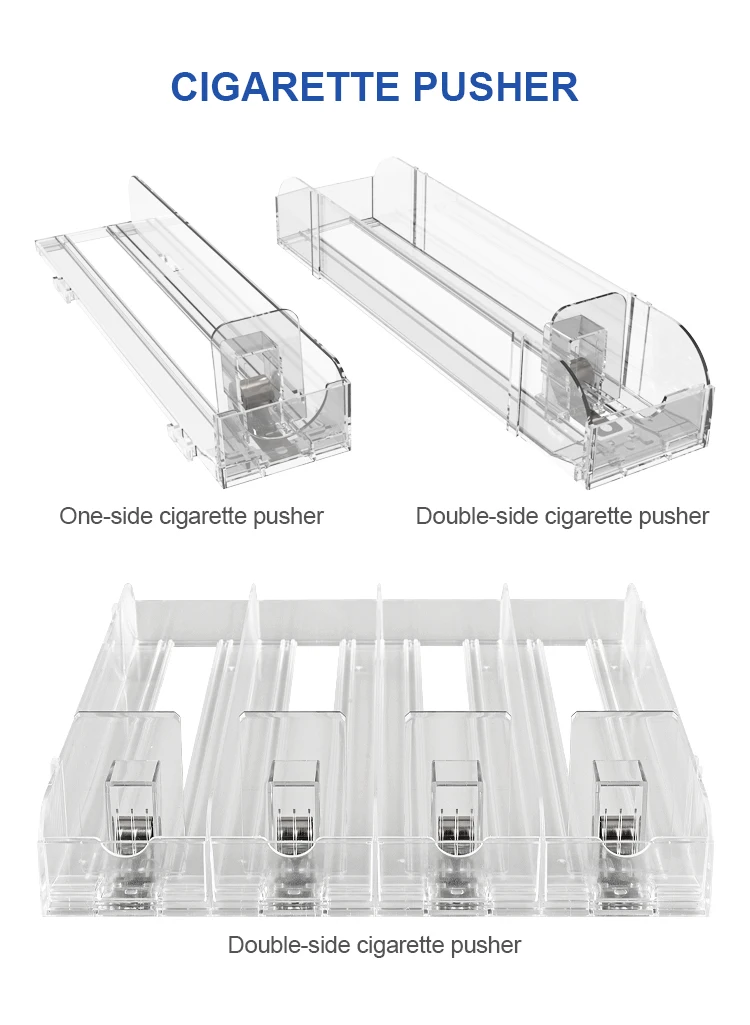 Wholesale Supermarket Automatic Cigarette Pusher Convenience Store Store Acrylic Cigarette Shelf Automatic Pusher Large Discount