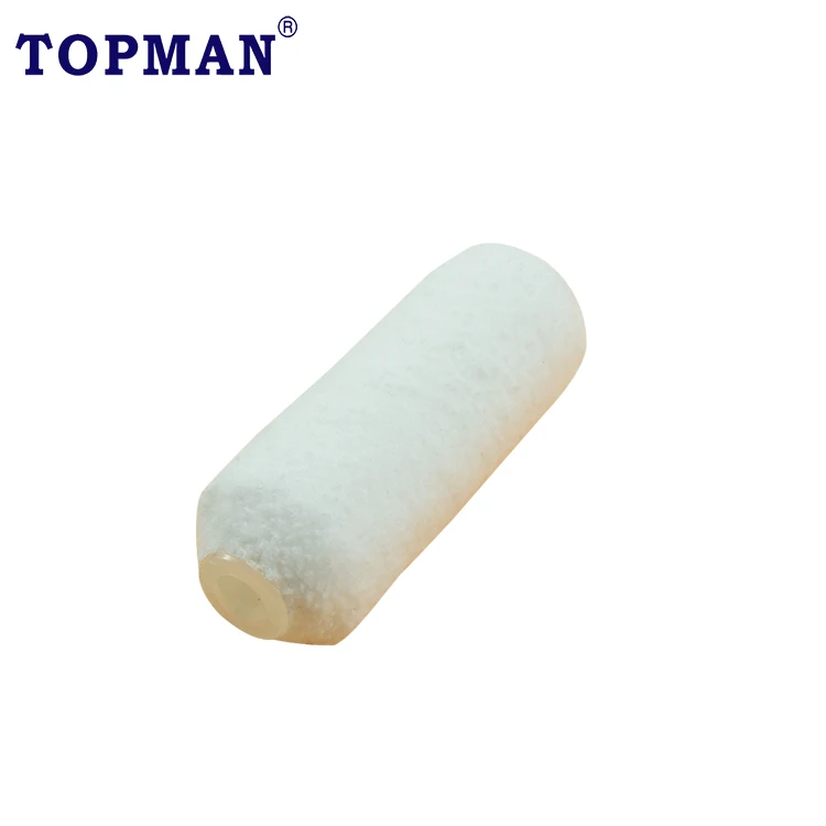 4 inch Jumbo Mini Paint Roller for Ultra-Smooth Finish Painting with Emulsion and Satin Paints on Walls Ceilings Wood and Metal