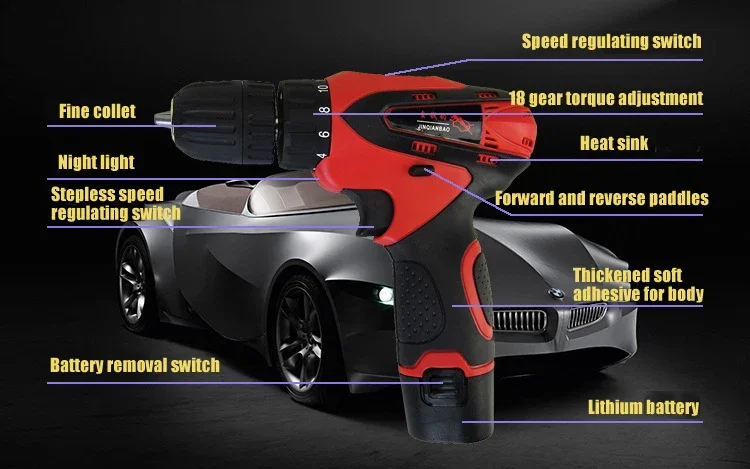 Factory Outlet Germany Kraft Tools Sets Multifunction Household Tool Sets 57 Piece