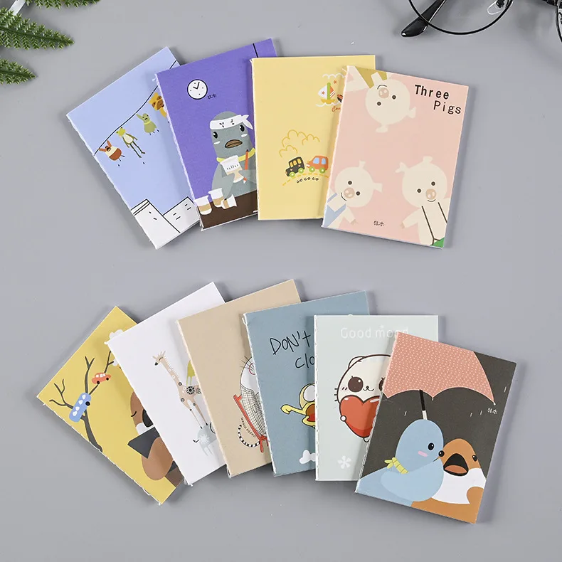 X1024 Cheap Gift Stationery Customized High Quality Mini Kraft Paper Blank Notebook For Students 130