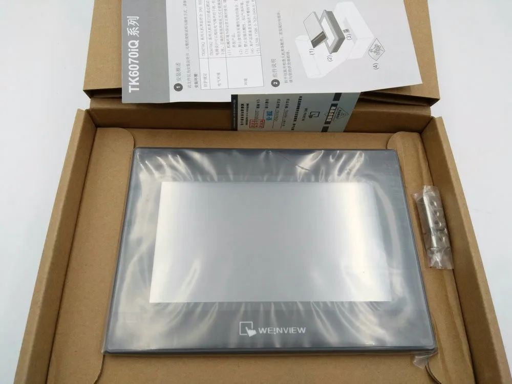 Weintek / Weinview абсолютно новый HMI TFT LCD 800*480 зарядное устройство с 2 USB портами 7-дюймовый сенсорный экран дисплей MT6071IP заменить