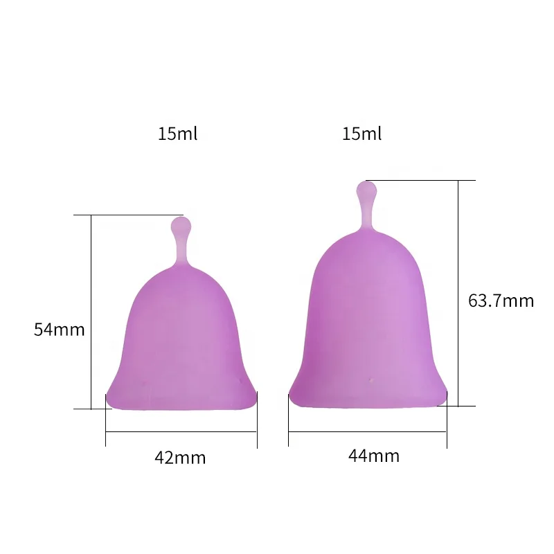 Valve Packaging Medical Grade Lady Period Cup, Silicone Menstrual Cup