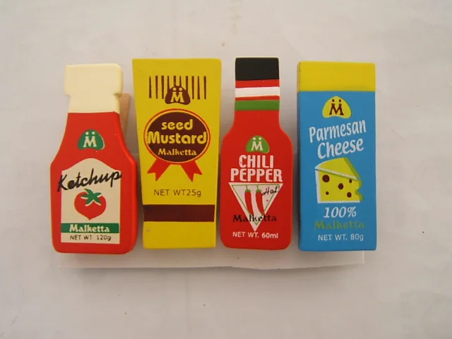 Laser engraving Wooden magnetic clip Wood Message paper clip business card holder