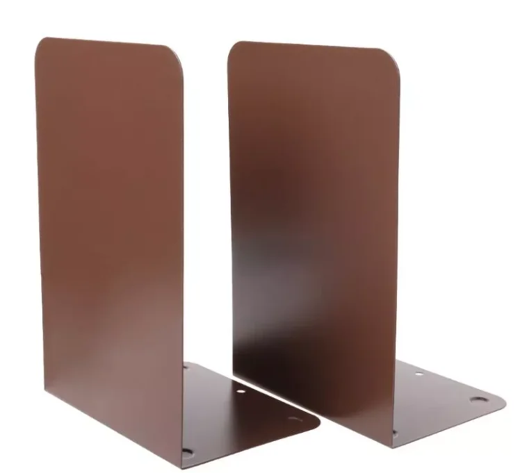 OEM simple organizer decorative bookends with custom logo bookend stand