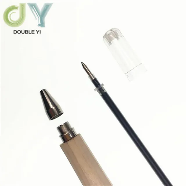 Wooden animal carving creative ballpoint pen Chinese Zodiac wood pens handmade sculpture