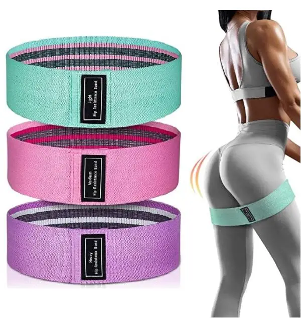 Wholesale workout bands resistance Custom logo Circle Resistance Hip Band elastic bands for exercises