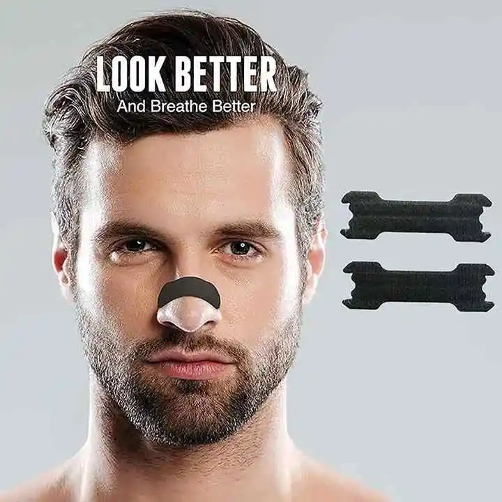 Hot Sale Black Nasal Strips Different Size For Improve Breath And Sleep