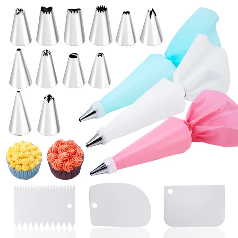 14/26/28/32/85 pcs set Cream Nozzles Pastry Tools Accessories Cake Decorating Pastry Bag Kitchen Bakery Confectionery equipment