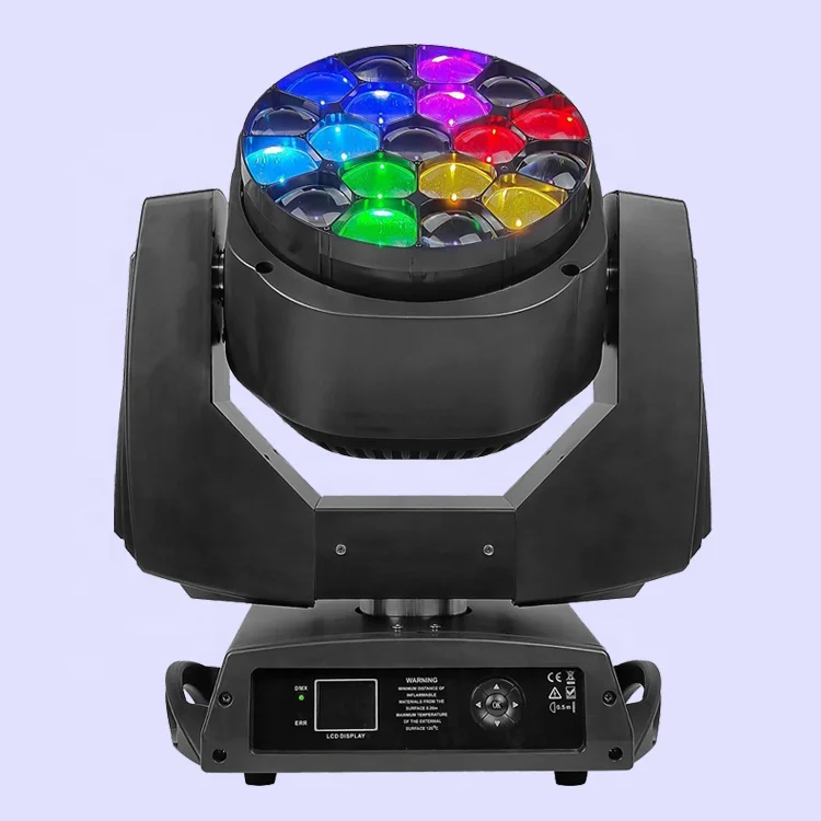 Светодиодная Подвижная головка Clay Paky A.LEDA Beam Zoom Wash 19x15 Bee Eye K10 19 шт. 15 Вт RGBW 4 в 1