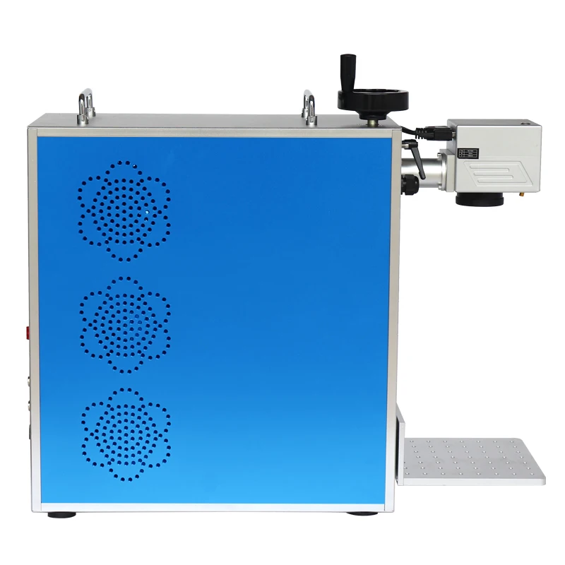 20w Gold Jewelry Laser Engraver Metal Logo Button Optical Fiber Lazer Engraving Machine For Sale