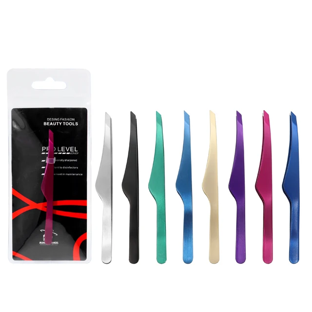 High Quality The Best Stainless Steel Precision Eyebrow Tweezers From Tweezer Manufacturer For Stickers