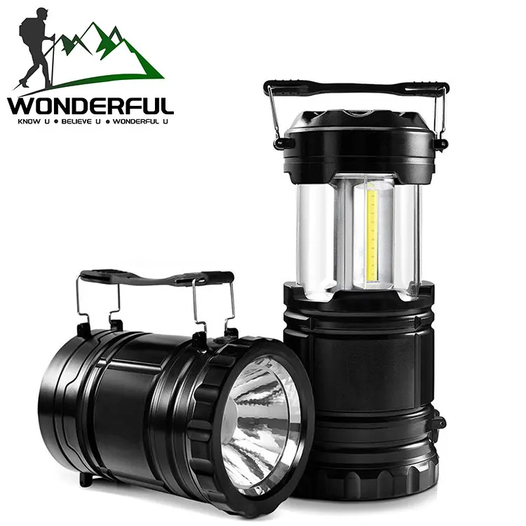 Led Manufacturers Spot Outdoor Adventure Telescopic Portable Camping Lantern Lantern Outdoor Emergency