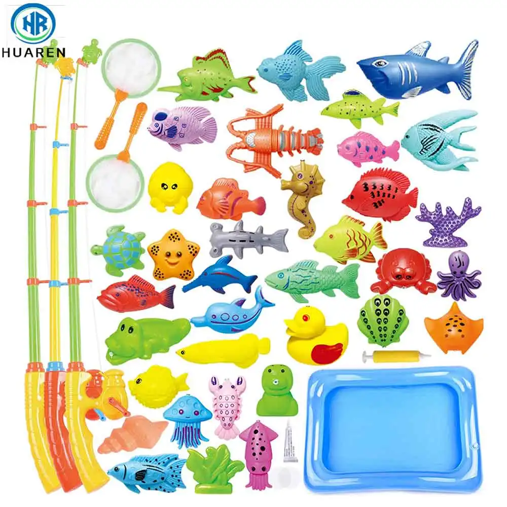 Pre School Custom Table Game 2022 Fishing Nets Magnetic Mini Pool Slider Toys Plastic Interactive Fish Toy for Kids