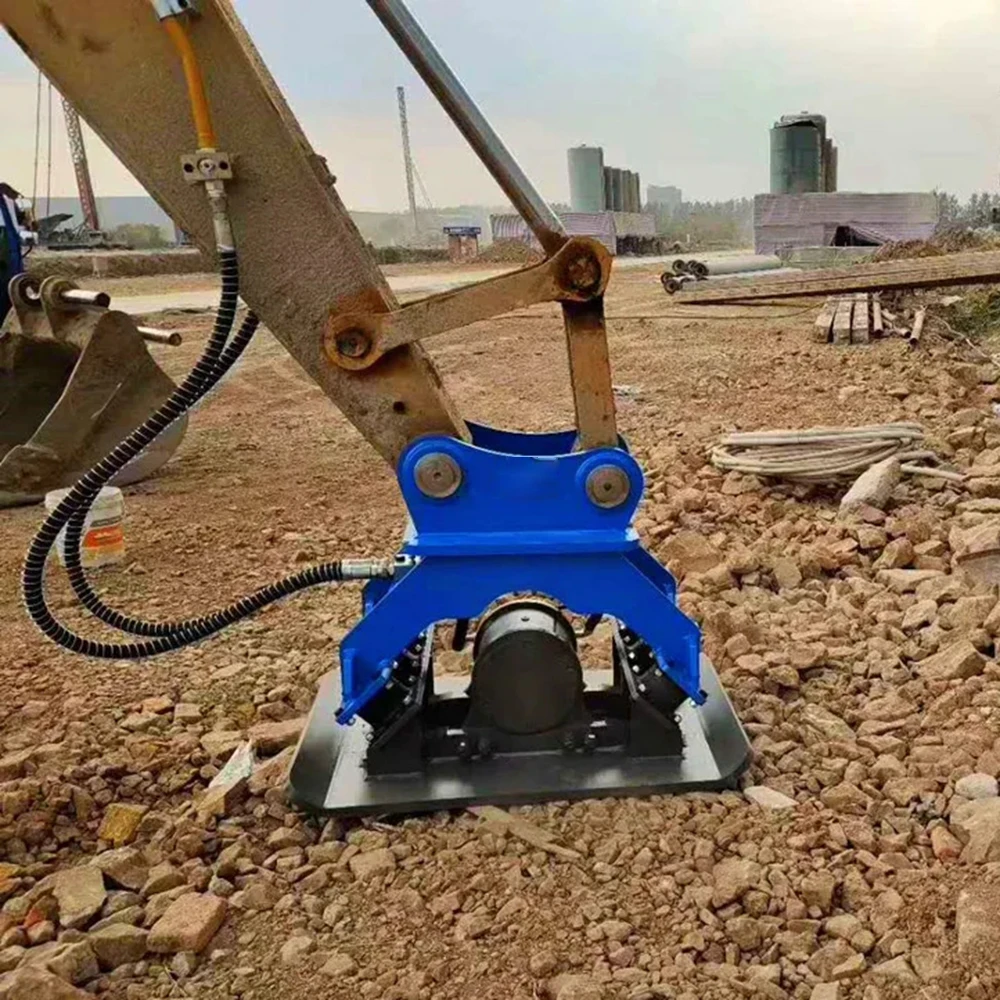 Tiejia Hydraulic Plate Compactor Hydraulic Vibration Rammer For Excavator