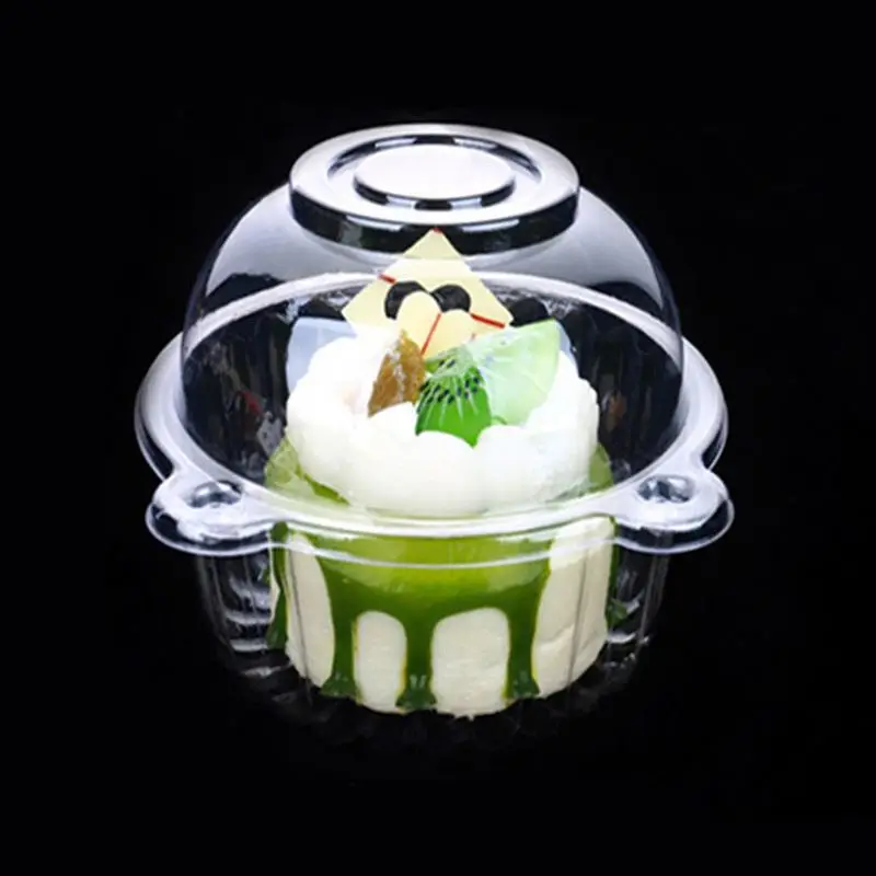 Wholesale transparent plastic bowl donut cake blister biscuit baking fruit box