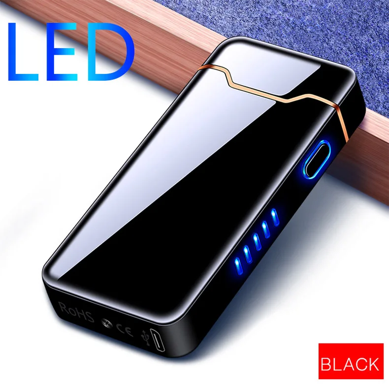 Big flame rechargeable USB novelty Eco-friendly lighter for wholsesaler