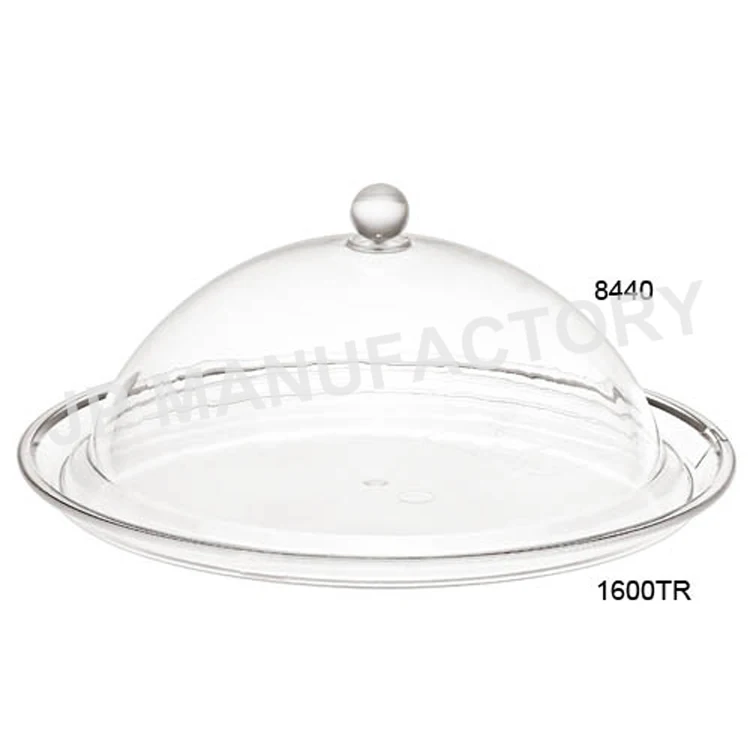 
13.5 inch Cake Food Preservation Cover Kitchen Food Cover Round Dome Clear Hard Plastic Cover 