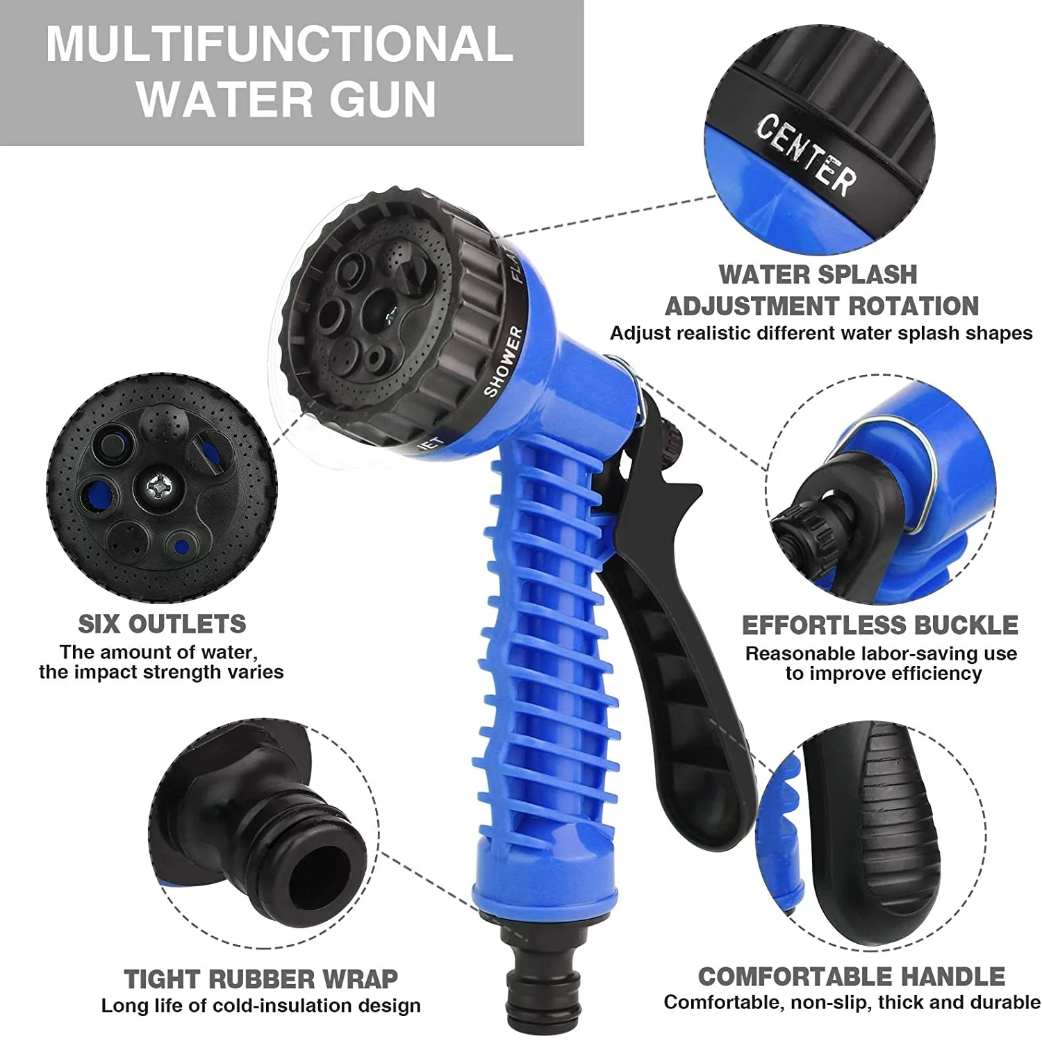 Amazon hot selling Expandable Anti-Abrasion Garden Sprinklers High Pressure Water Hoses