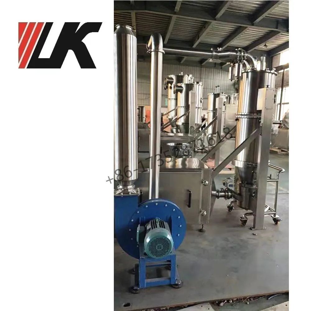 
FG-500 high speed fludized bed drying spray granulator fluid bed dryer machine 